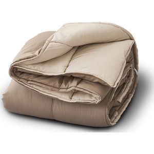 SLAAPP - Wasbaar Dekbed Zonder Overtrek - Beige - 240 x 200 cm