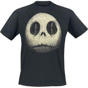 The Nightmare Before Christmas Jack - Sally - Skull Heren T-shirt - zwart - XL