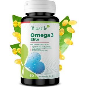 Biostile – Omega 3 Elite – Omega 3 – 60 Capsules