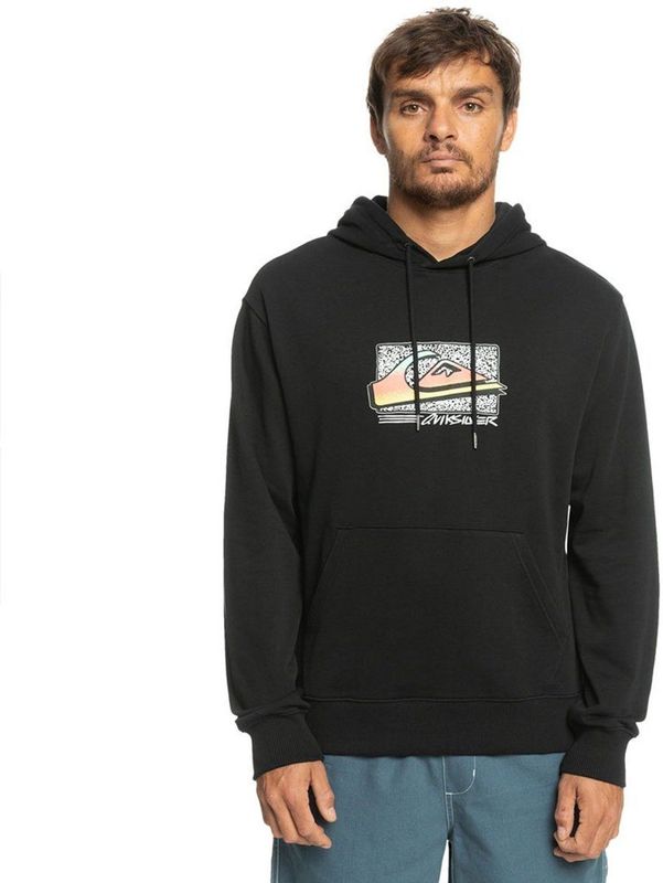 Quiksilver - Retro Fade - Hoodie - Zwart - Heren