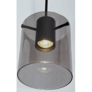 Interno Hanglamp 3 lichts downlight zwart/smoke glas - Modern - Freelight - 2 jaar garantie