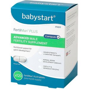 FertilMan® PLUS | geavanceerd vruchtbaarheids supplement man | 120 tabletten