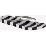 Women’s flip flops coqui kaja black/white dots and stripes 37