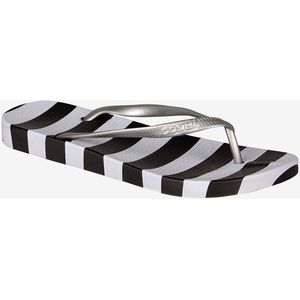 Women’s flip flops coqui kaja black/white dots and stripes 37