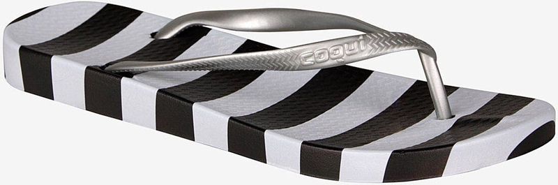 Women’s flip flops coqui kaja black/white dots and stripes 37