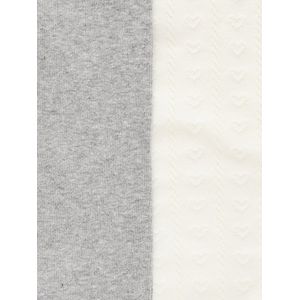 Set van 2 paar Panty's - Goudbeige - Meisjes - Luipaardprint en Effen