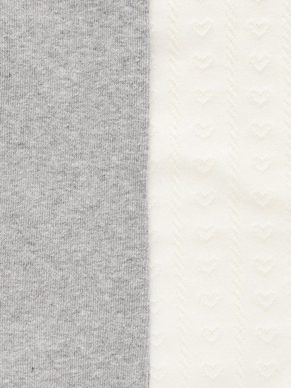 Set van 2 paar Panty's - Goudbeige - Meisjes - Luipaardprint en Effen