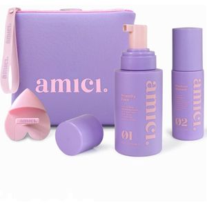 AMICI Skincare The Everyday Glow Set - Tiener Skincare Routine - Complete Tiener Routine - Glow Set voor Tieners - Starterset voor Jongeren - SKincare tieners - Skincare jongeren - Get Ready With me Skincare