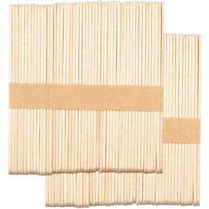 Wax Applicator Sticks - Houten Spatels - 100 Stuks - Voor Wax & Precisiewerk