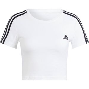 adidas Sportswear Essentials 3-Stripes T-shirt - Dames - Wit- L