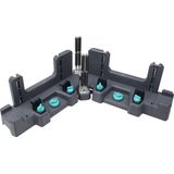 Wolfcraft - 6956000 - 2-in-1 Zweihaak - Verstekbak PRO - 120mm