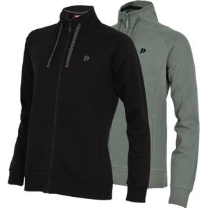 2-Pack Donnay - Vest met opstaande kraag (Amber) - Sporttrui - Dames - Black/Jungle green (549) - maat 3XL