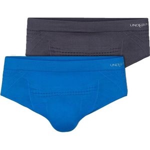 Underun Heren Slip Duo Pack Blauw/Grijs - Hardloopondergoed - Sportondergoed - S