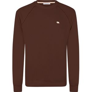 Felix Hardy Sweater Met Ronde Hals - Trui Katoen Heren Bruin - 2Xl