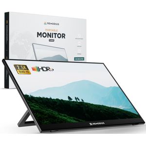 Remodius - Portable Monitor - 16 Inch - 2.5K - Draagbaar Extra Scherm voor Laptop