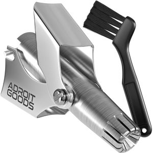 AdroitGoods Neustrimmer Mannen & Vrouwen - Handmatig - Incl. Reinigingsborsteltje