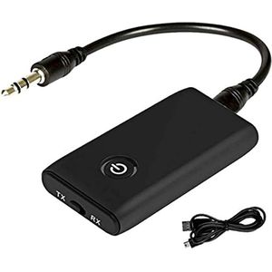 iFoulki Bluetooth 5.0 Adapter - 2-in-1 Zender en Ontvanger - 3.5mm