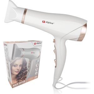 Föhn 1900-2300W - Haardroger met 3 Warmtestanden en Cool-Shot - Haar Droger met Extra Blaasmond en Ophanglus