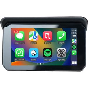 Motor-GPS 7-inch Display IPX7 Waterdicht Navigatie Auto Vrachtwagen Bluetooth CarPlay Android Auto .