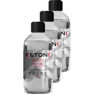 Keton1 | MCT Olie | C8-C10 | 3 stuks | 3 x 500 ml