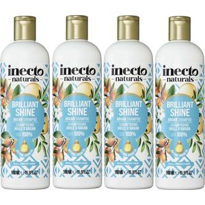 Inecto - Argan Shampoo - 4 pak - Voedend - Hydraterend - Natuurlijk