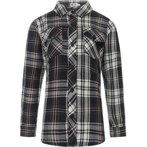 No Way Monday Jongens Geruit Hemd Navy - 158