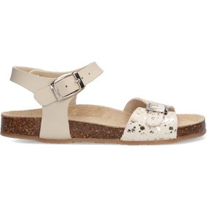 Braqeez Sally Spain Meisjes Sandalen - Beige/Goud - Imitatieleer - Gesp