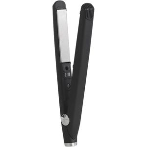 Mini draadloze krultang 2 in 1 draagbare USB stijltang krultang - zwart