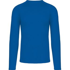 SportOndershirt Unisex S Proact Lange mouw Sporty Royal Blue 88% Polyester, 12% Elasthan
