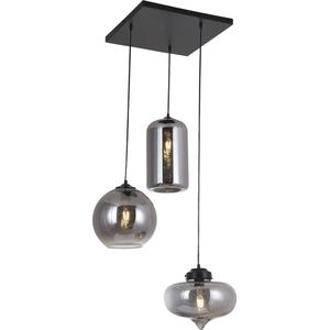 Lumex® - Aura hanglamp met 3 mix lichten - Hanglampen - Eetkamer - Luxe - Modern - Verstelbaar