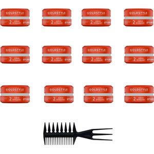 Gold Style Haar Wax Gold Nummer 02 AQUA DYNAMIC 12 stuks - Styling Haar Wax - Haar Wax Mannen