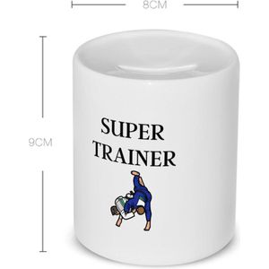 Akyol - super trainer Spaarpot - Sport - coach - judo - trainer - geschenk - verjaardag - love gift - 350 ML inhoud