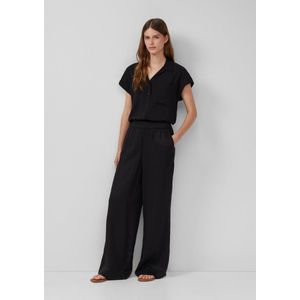 Broek - Hoge Twill - Relaxte Pasvorm - Wijde Pijpen