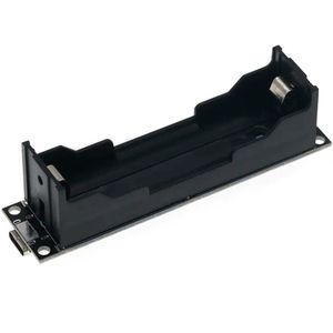 OTRONIC® 18650 Batterijhouder met Lader en 9V Step-up module (USB-C)