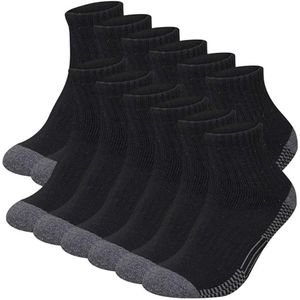 Heren sport enkelsokken 12-pack Heren Cushion Comfort Casual hardloopsokken Maat