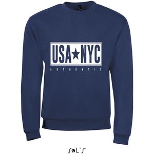 Sweatshirt 359-11 USA-NYC - Groen, 3xL