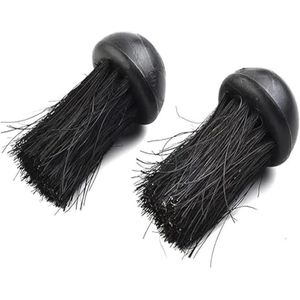 Accessoires voor Fireside Companion: 2 STKS Open haard Borstel Ronde Hoofd Schoonmaak Borstel Palm Borstel