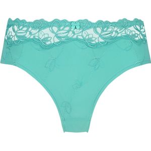 Hunkemöller Dames Lingerie Slip Diva - Groen - maat XS