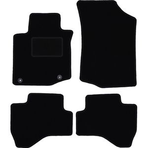 Zwarte veloursmatten voor: Peugeot 108 hatchback (2014-)