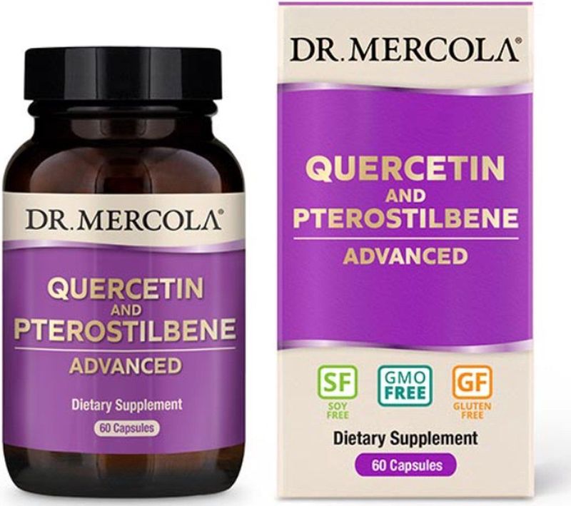 Dr. Mercola - Quercetin and Pterostilbene Advanced - 60 Capsules