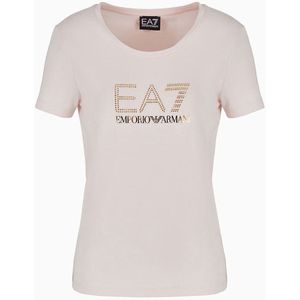 EA7 Emporio Armani - 8NTT67 - T-shirt - Beige - Korte Mouwen - Dames