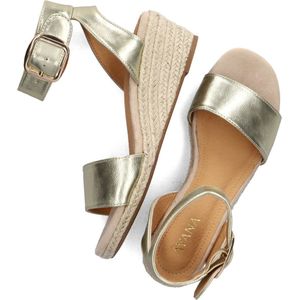 Omoda 0577-2 Espadrilles - Zomer Schoenen - Dames - Goud - Maat 37