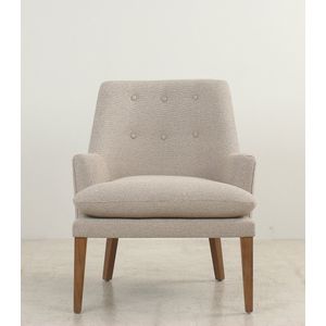 Fauteuil / Accent Stoel Irna - Linnen - Zandkleur