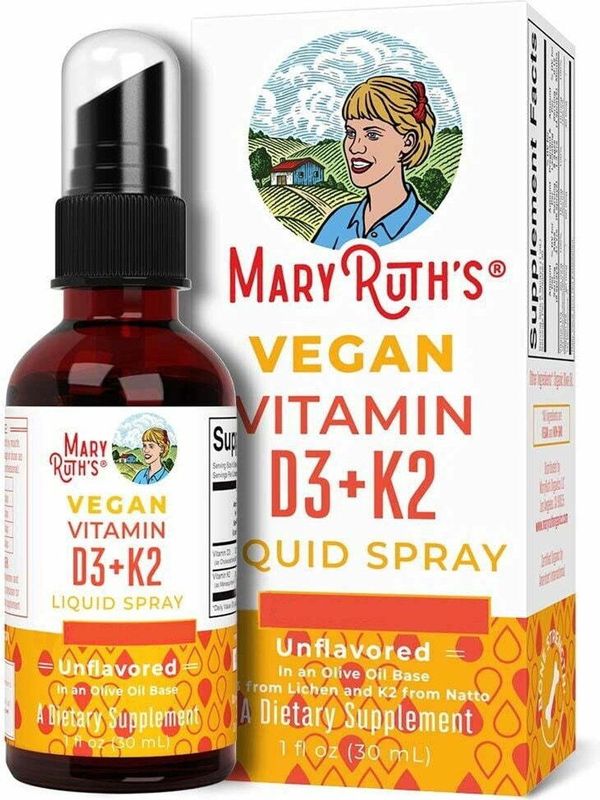 MaryRuth's - Vitamine D3+K2 (MK7) Spray - 30 ml - Multivitaminen