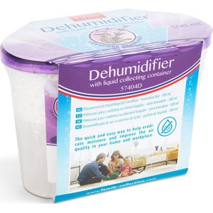 Vochtvreter voor in Huis met Lavendel Geur - Inclusief Vochtmagneet Vulling - Vochtvanger voor Binnen - voor Badkamer, Woonkamer of Slaapkamer