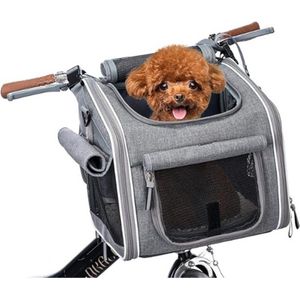 Fietsmand voor Hond - Veilig en Comfortabel Vervoer - Ideaal voor Kleine Honden en Huisdieren - Stevig en Stabiel op de Fiets - Met Zacht Kussen en Bevestigingssysteem - Perfect voor Fietstochten en Avonturen Samen
