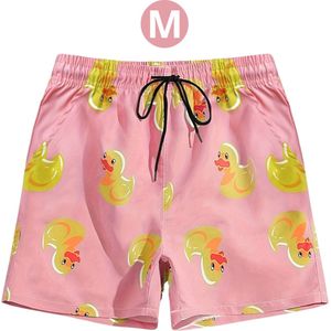 Nivard Zwembroek Heren - Zwem Broek Mannen - Badkleding - Zwemmen - Jongens - Swimming Shorts - Zomerbroek - Roze - Maat M