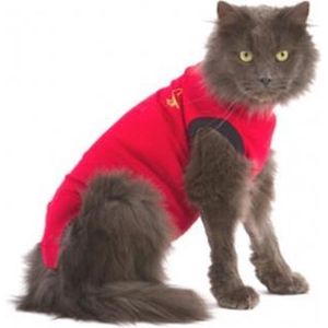 Medical Pet Shirt Kat - Rood - XXS