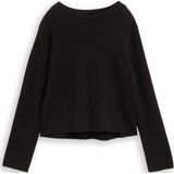 Tom Tailor Cropped gebreide trui met opstaande kraag