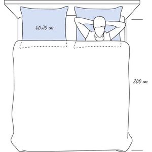 Hoofdkussen - Wit - Polyester